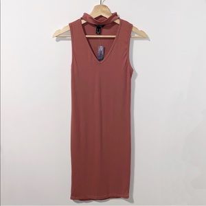 Choker Neck Bodycon Dress